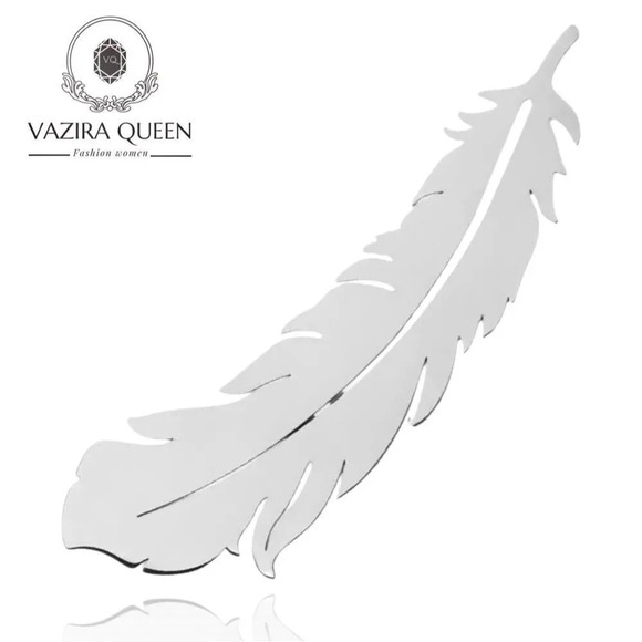 VQ Leaf Brooch - Picture 1 of 4